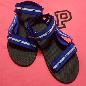 Victoria's Secret PINK Velcro Sandals